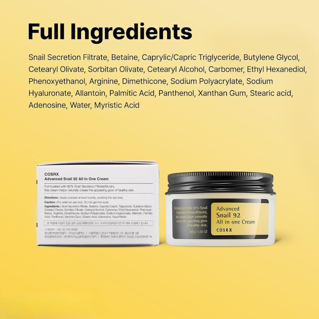Snail Mucin Recovery Cream