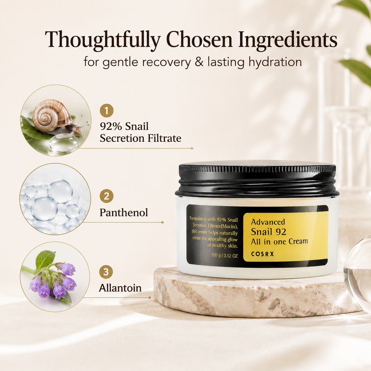 Snail Mucin Recovery Cream